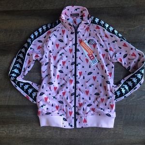 New Kappa Banda 22 Fancy Pink Jacket Heart Stars